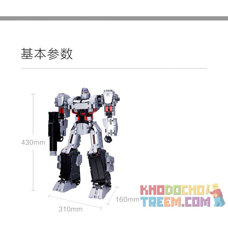 XIAOMI MITU MI ONEBOT OBWZT01HZB 01HZB non  MEGATRON. bộ đồ chơi xếp lắp ráp ghép mô hình Transformers Robot Đại Chiến Người Máy Biến Hình 1600 khối