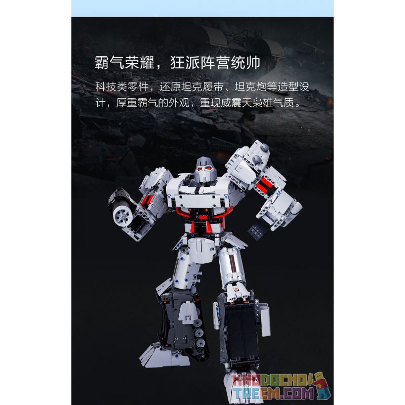 XIAOMI MITU MI ONEBOT OBWZT01HZB 01HZB non  MEGATRON. bộ đồ chơi xếp lắp ráp ghép mô hình Transformers Robot Đại Chiến Người Máy Biến Hình 1600 khối