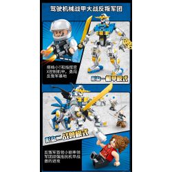 WANGE 5669 non  CÂU CHUYỆN VỀ NGƯỜI MÁY bộ đồ chơi xếp lắp ráp ghép mô hình ROBOT STORY 887 khối