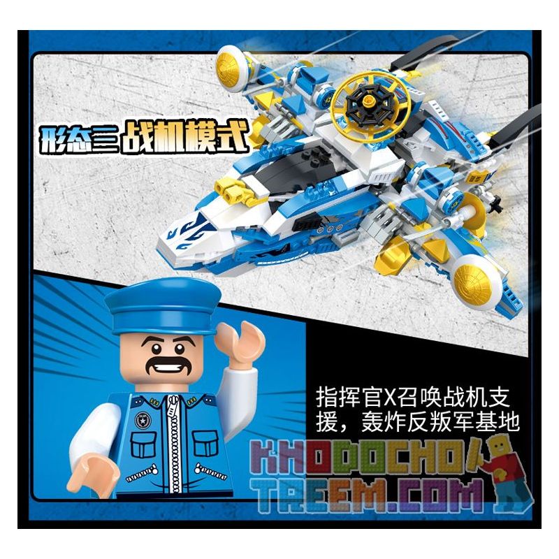 WANGE 5669 non  CÂU CHUYỆN VỀ NGƯỜI MÁY bộ đồ chơi xếp lắp ráp ghép mô hình ROBOT STORY 887 khối