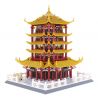 WANGE 6214 non  THÁP HẠC VÀNG Ở VŨ HÁN HỒ BẮC bộ đồ chơi xếp lắp ráp ghép mô hình Creator THE SAINT BASIL'S CATHEDRAL Sáng Tạo 2912 khối