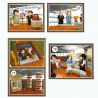 SEMBO 601099 non  SINGAPORE LV CỬA HÀNG ĐẦU PHIÊN BẢN CHIẾU SÁNG TRANG SỨC QUẦN ÁO bộ đồ chơi xếp lắp ráp ghép mô hình Creator Sáng Tạo 2531 khối