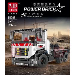 MouldKing 15005 Mould King 15005 non  XE TẢI KỸ THUẬT ĐIỀU KHIỂN TỪ XA bộ đồ chơi xếp lắp ráp ghép mô hình  CONSTRUCTION TRUCK Kỹ Thuật Công Nghệ Cao Mô Hình Phương Tiện 523 khối