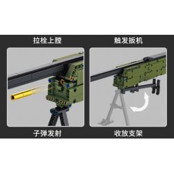 PanlosBrick 670001 Panlos Brick 670001 non  SÚNG BẮN TỈA AWM bộ đồ chơi xếp lắp ráp ghép mô hình Military Army AWM SNIPER RIFLE Quân Sự Bộ Đội 1315 khối