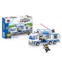 Kazi KY98307 98307 non Lego XE TRINH SÁT CỦA CẢNH bộ đồ chơi xếp lắp ráp ghép mô hình Police Cảnh Sát