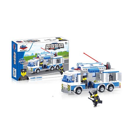 Kazi KY98307 98307 non  XE TRINH SÁT CỦA CẢNH bộ đồ chơi xếp lắp ráp ghép mô hình Police Cảnh Sát
