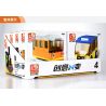 SLUBAN M38 non  4 LOẠI TÀU ĐIỆN NGẦM CỔ ĐIỂN MÀU CAM ĐẦU MÁY XE LỬA XANH TAXI HỒNG KÔNG ĐỎ BUÝT bộ đồ chơi xếp lắp ráp ghép mô hình Creator Sáng Tạo 214 khối