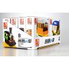 SLUBAN M38 non  4 LOẠI TÀU ĐIỆN NGẦM CỔ ĐIỂN MÀU CAM ĐẦU MÁY XE LỬA XANH TAXI HỒNG KÔNG ĐỎ BUÝT bộ đồ chơi xếp lắp ráp ghép mô hình Creator Sáng Tạo 214 khối