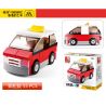 SLUBAN M38 non  4 LOẠI TÀU ĐIỆN NGẦM CỔ ĐIỂN MÀU CAM ĐẦU MÁY XE LỬA XANH TAXI HỒNG KÔNG ĐỎ BUÝT bộ đồ chơi xếp lắp ráp ghép mô hình Creator Sáng Tạo 214 khối