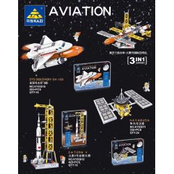 Kazi KY83010 83010 Xếp hình kiểu Lego CITY STS DISCOVERY OV-103 AVIATION Discovery Spaceship Khám Phá Tàu Vũ Trụ 283 khối