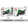 SEMBO 701805 non  KAKAWAKASAKI NARREN 400. bộ đồ chơi xếp lắp ráp ghép mô hình  TECHINQUE KAWASAKI NINJA 400 Kỹ Thuật Công Nghệ Cao Mô Hình Phương Tiện 862 khối