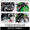 SEMBO 701805 non  KAKAWAKASAKI NARREN 400. bộ đồ chơi xếp lắp ráp ghép mô hình  TECHINQUE KAWASAKI NINJA 400 Kỹ Thuật Công Nghệ Cao Mô Hình Phương Tiện 862 khối