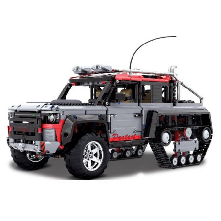 I'M V 42010 non  LAND ROVER NỬA ĐƯỜNG bộ đồ chơi xếp lắp ráp ghép mô hình  LAND ROVER DEFENDER HALF-TRACK BY PRINOTH Kỹ Thuật Công Nghệ Cao Mô Hình Phương Tiện 3420 khối