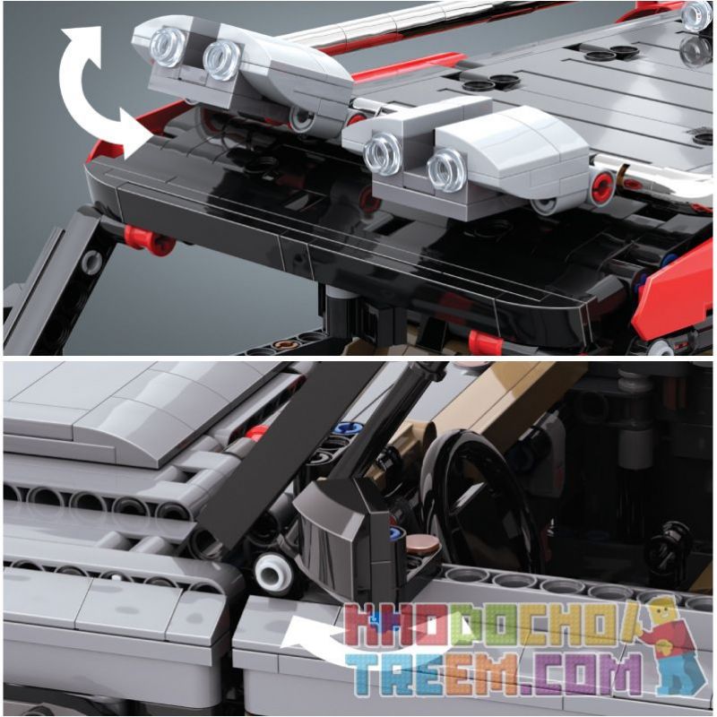 I'M V 42010 non  LAND ROVER NỬA ĐƯỜNG bộ đồ chơi xếp lắp ráp ghép mô hình  LAND ROVER DEFENDER HALF-TRACK BY PRINOTH Kỹ Thuật Công Nghệ Cao Mô Hình Phương Tiện 3420 khối