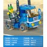 Kazi KY64091 64091 non  KAIZHI ATV TRẠM SỬA CHỮA TRƯỞNG XE TẢI TRUNG TÂM VẬN CHUYỂN HÀNG HÓA bộ đồ chơi xếp lắp ráp ghép mô hình Build Team URBAN FREIGHT Đội Xây Dựng 318 khối