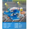 Kazi KY64091 64091 non  KAIZHI ATV TRẠM SỬA CHỮA TRƯỞNG XE TẢI TRUNG TÂM VẬN CHUYỂN HÀNG HÓA bộ đồ chơi xếp lắp ráp ghép mô hình Build Team URBAN FREIGHT Đội Xây Dựng 318 khối