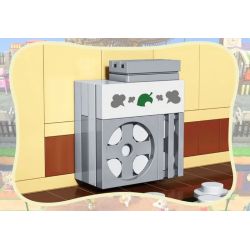 SUPER 18K K103 non  NHÀ NGHỈ ĐỘNG VẬT RỪNG bộ đồ chơi xếp lắp ráp ghép mô hình Movie & Game ANIMAL CROSSING Phim Và Trò Chơi 1225 khối