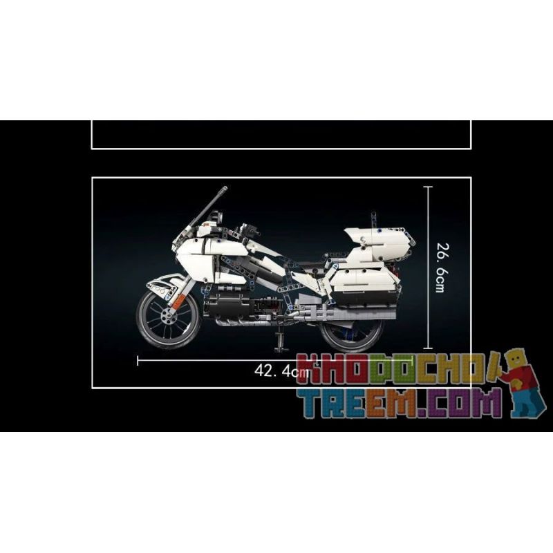 MouldKing 23001 Mould King 23001 REBRICKABLE MOC-29381 29381 MOC29381 SHENZHEN RAEL ENTERTAINMENT K113 TA GAOLE T3041 3041 non  2018 HONDA GOLD WING GL1800 7 tỷ lệ 1:7 bộ đồ chơi xếp lắp ráp ghép mô hình  2018 HONDA GOLD WING GL1800 (1:7) Kỹ Thuật Công Nghệ Cao Mô Hình Phương Tiện 1282 khối