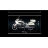 MouldKing 23001 Mould King 23001 REBRICKABLE MOC-29381 29381 MOC29381 SHENZHEN RAEL ENTERTAINMENT K113 TA GAOLE T3041 3041 non  2018 HONDA GOLD WING GL1800 7 tỷ lệ 1:7 bộ đồ chơi xếp lắp ráp ghép mô hình  2018 HONDA GOLD WING GL1800 (1:7) Kỹ Thuật Công Nghệ Cao Mô Hình Phương Tiện 1282 khối