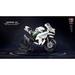 GBL KY1053 1053 QIZHILE 85001 85002 SHENZHEN RAEL ENTERTAINMENT K112 50007 non  KAWASAKI H2R. bộ đồ chơi xếp lắp ráp ghép mô hình  KAWASAKI H2 SUPER MOTOR Kỹ Thuật Công Nghệ Cao Mô Hình Phương Tiện 800 khối