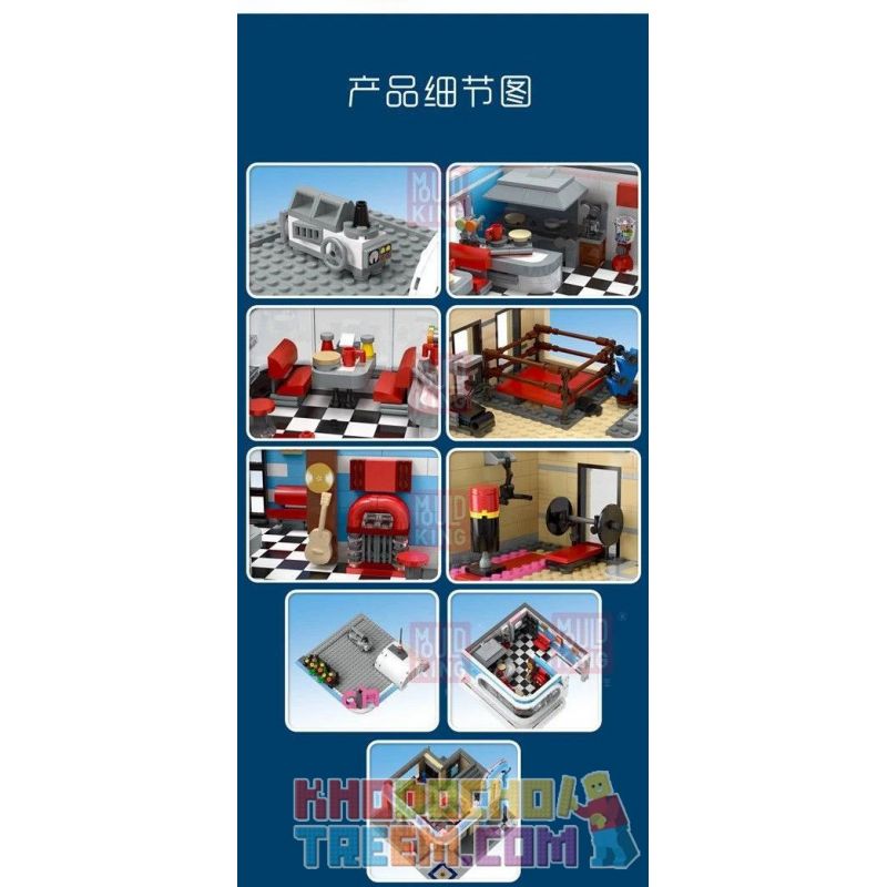 MouldKing 16001 Mould King 16001 REBRICKABLE MOC-32566 32566 MOC32566 non  NHÀ HÀNG CALIFORNIA (TRONG 10260 BỘ) bộ đồ chơi xếp lắp ráp ghép mô hình Creator DOWNTOWN DINER CALIFORNIA Sáng Tạo 2013 khối MouldKing 16001 Mould King 16001 REBRICKABLE MOC-32566 32566 MOC32566 non  NHÀ HÀNG CALIFORNIA (TRONG 10260 BỘ) bộ đồ chơi xếp lắp ráp ghép mô hình Creator DOWNTOWN DINER CALIFORNIA Sáng Tạo 2013 khối
