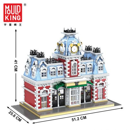 MouldKing 11004 Mould King 11004 non  GA DREAM KINGDOM bộ đồ chơi xếp lắp ráp ghép mô hình Disney Princess MKINGLAND THE STATION OF CREAMLAND Công Chúa 3132 khối