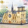 ZHEGAO QL0964 0964 non  NHÀ THỜ ĐỨC BÀ bộ đồ chơi xếp lắp ráp ghép mô hình Creator CATHÉDRALE NOTRE DAME DE PARIS Sáng Tạo 2541 khối