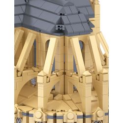 ZHEGAO QL0964 0964 non  NHÀ THỜ ĐỨC BÀ bộ đồ chơi xếp lắp ráp ghép mô hình Creator CATHÉDRALE NOTRE DAME DE PARIS Sáng Tạo 2541 khối