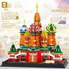 ZHEGAO QL0961 0961 non  NHÀ THỜ THĂNG THIÊN ST. BASIL MOSCOW NGA bộ đồ chơi xếp lắp ráp ghép mô hình Creator FAMOUS BUILDING THE SAINT BASIL'S CATHEDRAL Sáng Tạo 2894 khối