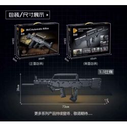 PanlosBrick 670003 Panlos Brick 670003 non  SÚNG TRƯỜNG TỰ ĐỘNG KIỂU 95 bộ đồ chơi xếp lắp ráp ghép mô hình  95 AUTOMATIC RIFLES Kỹ Thuật Công Nghệ Cao Mô Hình Phương Tiện 1133 khối