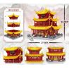 ZHEGAO QL0932 0932 non  THÁP NHẠC DƯƠNG HỒ NAM bộ đồ chơi xếp lắp ráp ghép mô hình Architecture Công Trình Kiến Trúc 3267 khối