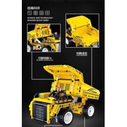 ZHEGAO QL0428 0428 non  XE TẢI TỰ ĐỔ bộ đồ chơi xếp lắp ráp ghép mô hình  Kỹ Thuật Công Nghệ Cao Mô Hình Phương Tiện 375 khối