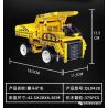 ZHEGAO QL0428 0428 non  XE TẢI TỰ ĐỔ bộ đồ chơi xếp lắp ráp ghép mô hình  Kỹ Thuật Công Nghệ Cao Mô Hình Phương Tiện 375 khối