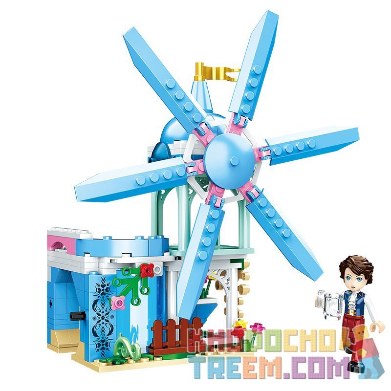 ZHEGAO QL1114-1 1114-1 QL1114-2 1114-2 QL1114-3 1114-3 QL1114-4 1114-4 non  LÂU ĐÀI TƯỞNG TƯỢNG BỐN TRONG MỘT bộ đồ chơi xếp lắp ráp ghép mô hình  WINDSOR Các Bạn Gái 619 khối