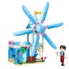 ZHEGAO QL1114-1 1114-1 QL1114-2 1114-2 QL1114-3 1114-3 QL1114-4 1114-4 non  LÂU ĐÀI TƯỞNG TƯỢNG BỐN TRONG MỘT bộ đồ chơi xếp lắp ráp ghép mô hình  WINDSOR Các Bạn Gái 619 khối