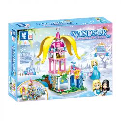 ZHEGAO QL1114-1 1114-1 QL1114-2 1114-2 QL1114-3 1114-3 QL1114-4 1114-4 non  LÂU ĐÀI TƯỞNG TƯỢNG BỐN TRONG MỘT bộ đồ chơi xếp lắp ráp ghép mô hình  WINDSOR Các Bạn Gái 619 khối