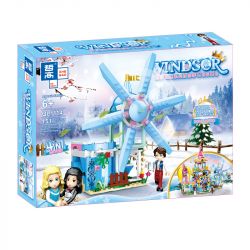 ZHEGAO QL1114-1 1114-1 QL1114-2 1114-2 QL1114-3 1114-3 QL1114-4 1114-4 non  LÂU ĐÀI TƯỞNG TƯỢNG BỐN TRONG MỘT bộ đồ chơi xếp lắp ráp ghép mô hình  WINDSOR Các Bạn Gái 619 khối