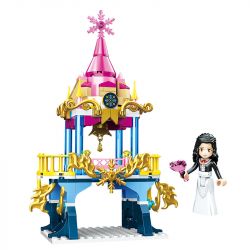 ZHEGAO QL1114-1 1114-1 QL1114-2 1114-2 QL1114-3 1114-3 QL1114-4 1114-4 non  LÂU ĐÀI TƯỞNG TƯỢNG BỐN TRONG MỘT bộ đồ chơi xếp lắp ráp ghép mô hình  WINDSOR Các Bạn Gái 619 khối