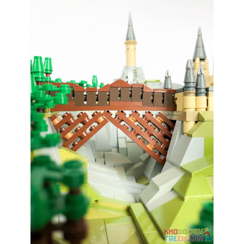 MOC BLOCKS M10001 10001 MorkModel 032102 Mork Model 032102 MouldKing 22004 Mould King 22004 non  TRƯỜNG PHÙ THỦY VÀ PHÁP SƯ HOGWARTS bộ đồ chơi xếp lắp ráp ghép mô hình Creator HOGWARTS SCHOOL OF WITCHCRAFT AND WIZARDRY Sáng Tạo 6778 khối