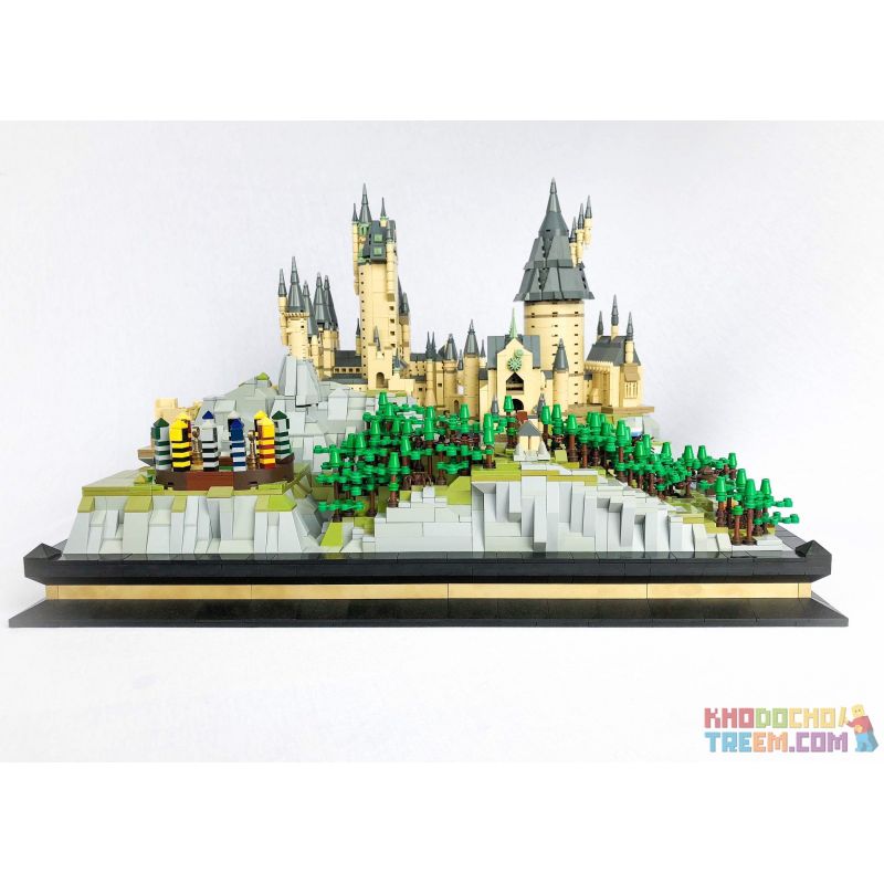 MOC BLOCKS M10001 10001 MorkModel 032102 Mork Model 032102 MouldKing 22004 Mould King 22004 non  TRƯỜNG PHÙ THỦY VÀ PHÁP SƯ HOGWARTS bộ đồ chơi xếp lắp ráp ghép mô hình Creator HOGWARTS SCHOOL OF WITCHCRAFT AND WIZARDRY Sáng Tạo 6778 khối