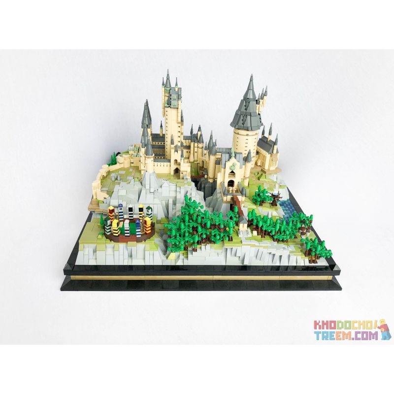 MOC BLOCKS M10001 10001 MorkModel 032102 Mork Model 032102 MouldKing 22004 Mould King 22004 non  TRƯỜNG PHÙ THỦY VÀ PHÁP SƯ HOGWARTS bộ đồ chơi xếp lắp ráp ghép mô hình Creator HOGWARTS SCHOOL OF WITCHCRAFT AND WIZARDRY Sáng Tạo 6778 khối