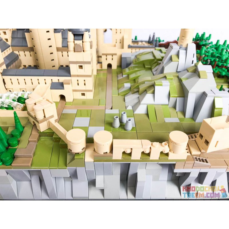 MOC BLOCKS M10001 10001 MorkModel 032102 Mork Model 032102 MouldKing 22004 Mould King 22004 non  TRƯỜNG PHÙ THỦY VÀ PHÁP SƯ HOGWARTS bộ đồ chơi xếp lắp ráp ghép mô hình Creator HOGWARTS SCHOOL OF WITCHCRAFT AND WIZARDRY Sáng Tạo 6778 khối