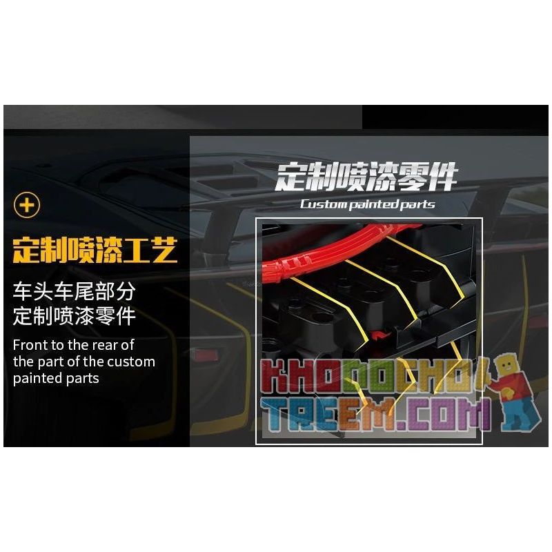 HAPPY BUILD YC-QC020 QC020 YCQC020 non  LAMBORGHINI 100 NĂM ĐIÊN HÀNG TRĂM PHIÊN BẢN KỶ NIỆM 1:12 tỷ lệ 1:12 bộ đồ chơi xếp lắp ráp ghép mô hình  X-TECH LAMBORGHINI CENTENARIO ROADSTER Kỹ Thuật Công Nghệ Cao Mô Hình Phương Tiện 1848 khối