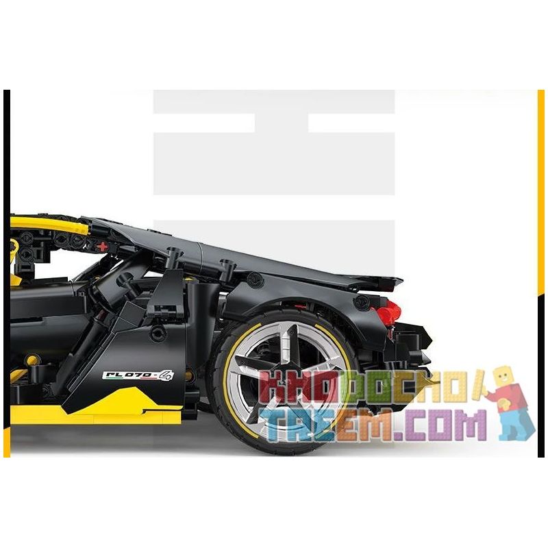 HAPPY BUILD YC-QC020 QC020 YCQC020 non  LAMBORGHINI 100 NĂM ĐIÊN HÀNG TRĂM PHIÊN BẢN KỶ NIỆM 1:12 tỷ lệ 1:12 bộ đồ chơi xếp lắp ráp ghép mô hình  X-TECH LAMBORGHINI CENTENARIO ROADSTER Kỹ Thuật Công Nghệ Cao Mô Hình Phương Tiện 1848 khối