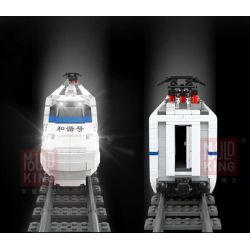 MouldKing 12002 12002CX Mould King 12002 12002CX non  HÀI HÒA CRH2A EMU bộ đồ chơi xếp lắp ráp ghép mô hình Trains WORLD RAILWAY CRH2 HIGH-SPEED TRAIN Tàu Hỏa 2646 khối