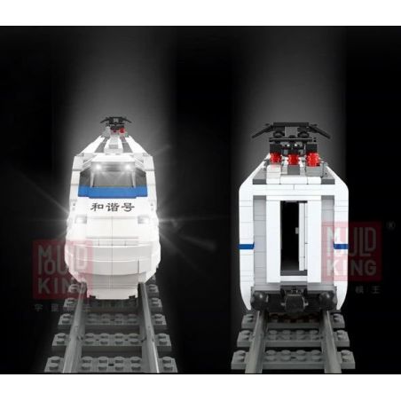 MouldKing 12002 12002CX Mould King 12002 12002CX non  HÀI HÒA CRH2A EMU bộ đồ chơi xếp lắp ráp ghép mô hình Trains WORLD RAILWAY CRH2 HIGH-SPEED TRAIN Tàu Hỏa 2646 khối