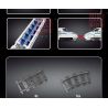 MouldKing 12002 12002CX Mould King 12002 12002CX non  HÀI HÒA CRH2A EMU bộ đồ chơi xếp lắp ráp ghép mô hình Trains WORLD RAILWAY CRH2 HIGH-SPEED TRAIN Tàu Hỏa 2646 khối