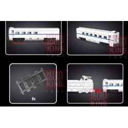 MouldKing 12002 12002CX Mould King 12002 12002CX non  HÀI HÒA CRH2A EMU bộ đồ chơi xếp lắp ráp ghép mô hình Trains WORLD RAILWAY CRH2 HIGH-SPEED TRAIN Tàu Hỏa 2646 khối