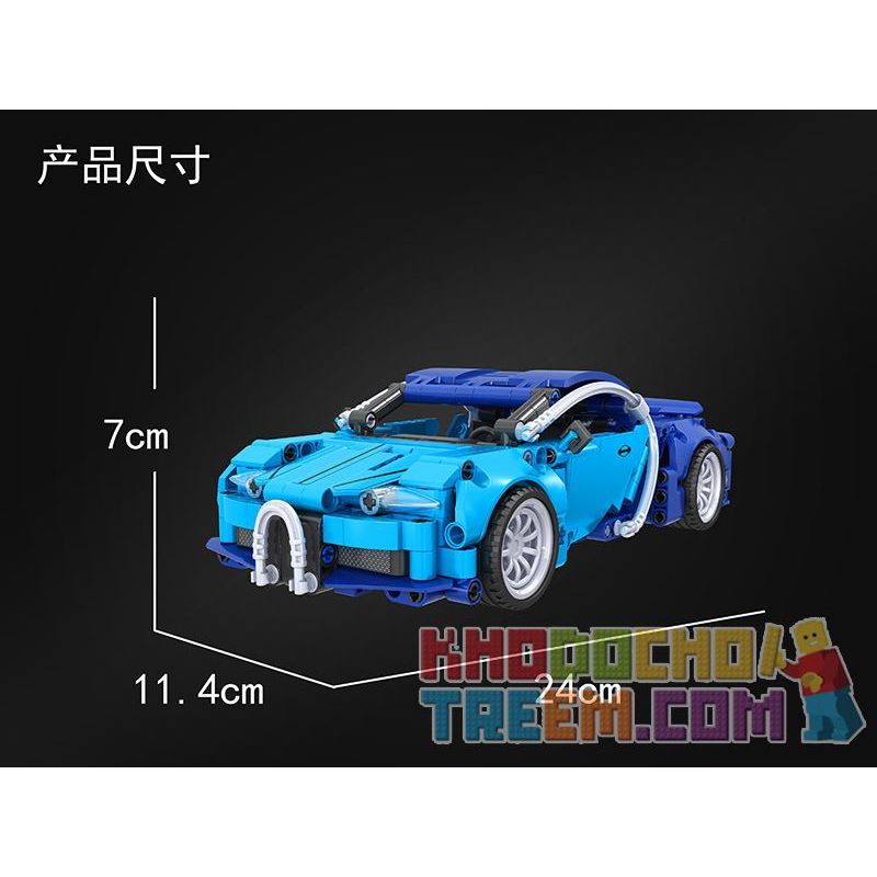 Winner 7093 WOMA C0904 0904 non  XE THỂ THAO BUGATTI 1:18 tỷ lệ 1:18 bộ đồ chơi xếp lắp ráp ghép mô hình  TECHINQUE SPORTS CAR Kỹ Thuật Công Nghệ Cao Mô Hình Phương Tiện 363 khối