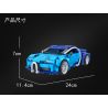 Winner 7093 WOMA C0904 0904 non  XE THỂ THAO BUGATTI 1:18 tỷ lệ 1:18 bộ đồ chơi xếp lắp ráp ghép mô hình  TECHINQUE SPORTS CAR Kỹ Thuật Công Nghệ Cao Mô Hình Phương Tiện 363 khối